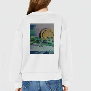 Women About The Time Crew Neck Sweatshirt