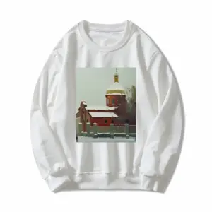 Women Landscape With An Old Church Crew Neck Sweatshirt