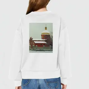 Women Landscape With An Old Church Crew Neck Sweatshirt