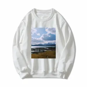 Women Cold Spring Day Crew Neck Sweatshirt