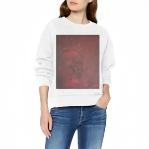 Women African Red Crew Neck Sweatshirt