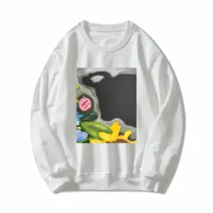 Women Floral Night Crew Neck Sweatshirt