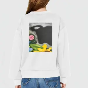 Women Floral Night Crew Neck Sweatshirt