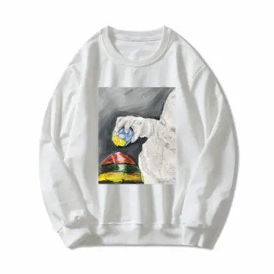 Women Fat Boy Crew Neck Sweatshirt