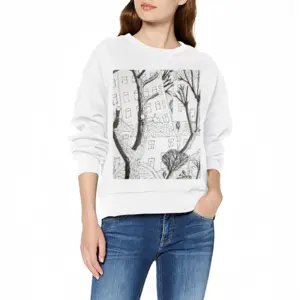 Women Trees Crew Neck Sweatshirt