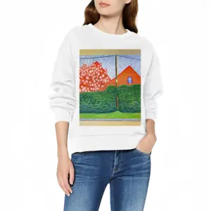 Women Verdant Curtain Crew Neck Sweatshirt