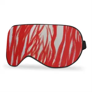 Red Trees Sleep Eye Mask