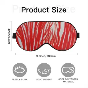 Red Trees Sleep Eye Mask