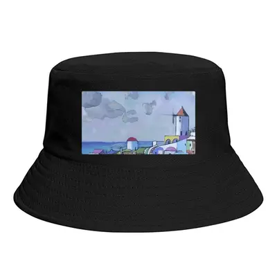 Santorini In Color Thick Fisherman Hat