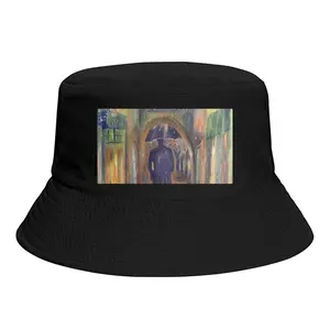 Istanbul On A Rainy Night Thick Fisherman Hat