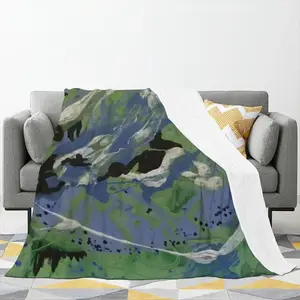 Cyclops Eye Flannel Blanket (Multi-Size, Vertical)