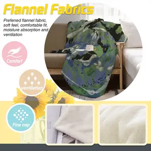 Cyclops Eye Flannel Blanket (Multi-Size, Vertical)