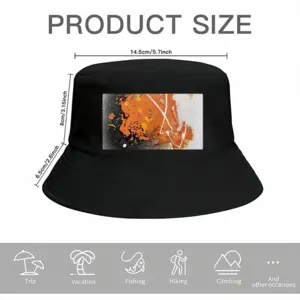 Basic Orange Thick Fisherman Hat