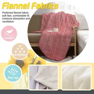 Net Flannel Blanket (Multi-Size, Vertical)