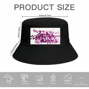 Calligraphic Landscape 002 Thick Fisherman Hat