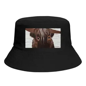 Bull - Red Bull Taurus Animals Buffalo Wild Thick Fisherman Hat