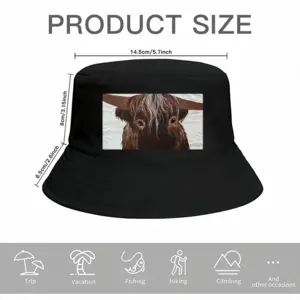 Bull - Red Bull Taurus Animals Buffalo Wild Thick Fisherman Hat