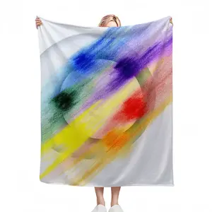 Colorate 07 Flannel Blanket (Multi-Size, Vertical)