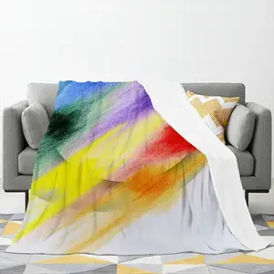 Colorate 07 Flannel Blanket (Multi-Size, Vertical)