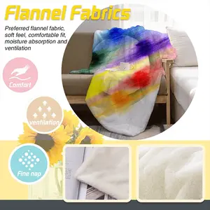 Colorate 07 Flannel Blanket (Multi-Size, Vertical)