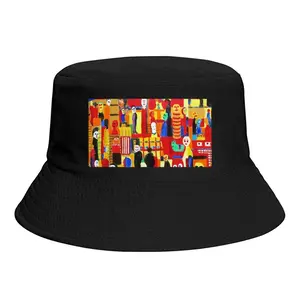 Supermarket Scene Thick Fisherman Hat