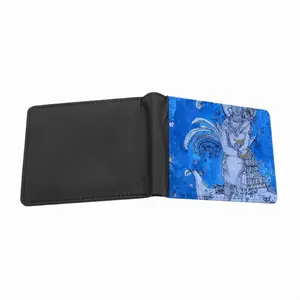 Drawing Ink - Blue Diva Men's Wallet