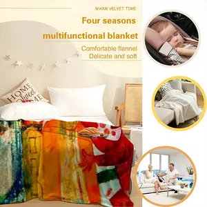 73 Fragment S Flannel Blanket (Multi-Size, Vertical)