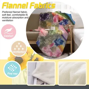 Colorful Society Flannel Blanket (Multi-Size, Vertical)