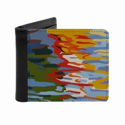 Reflections Of Boats In Water 3 Men's Wallet