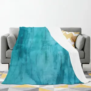 The Sea Flannel Blanket (Multi-Size, Vertical)