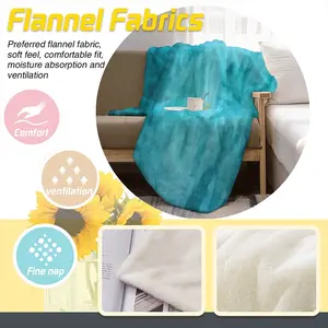 The Sea Flannel Blanket (Multi-Size, Vertical)