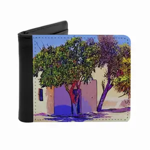 Santorini Trees In Oia Men's Wallet