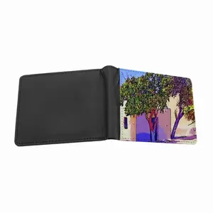 Santorini Trees In Oia Men's Wallet