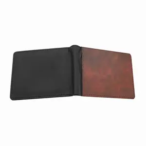 Burnt Red Clouds Men's Wallet