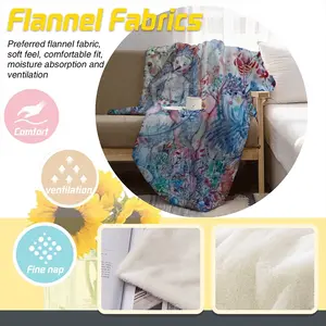 Roots Flannel Blanket (Multi-Size, Vertical)