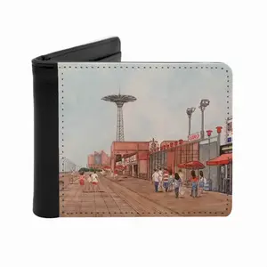 Coney Island Boardwalk New York City Men's Wallet