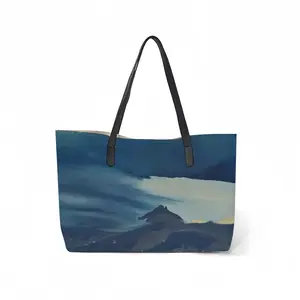 Water Elephant Leather Shopping Hanbag