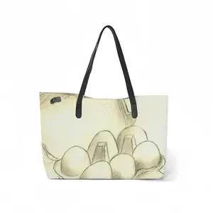 6 Eier Im Karton Six Eggs In The Cardboard Leather Shopping Hanbag