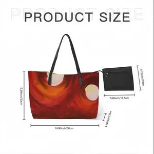 Pluto Transit Leather Shopping Hanbag