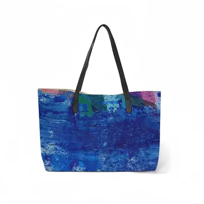 Whale #1 Leather Shopping Hanbag