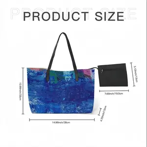 Whale #1 Leather Shopping Hanbag