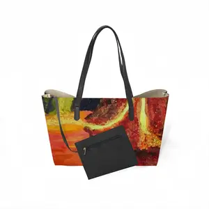 The Volcano Leather Shopping Hanbag