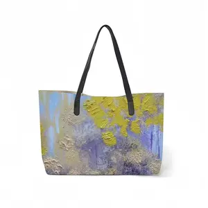 Fall Garden Growth Leather Shopping Hanbag