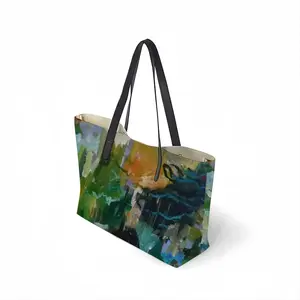 The Beauty Of Nature Leather Shopping Hanbag