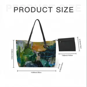 The Beauty Of Nature Leather Shopping Hanbag