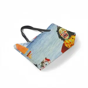 Fear Of Clowns Leather Shopping Hanbag