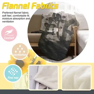 Cold Turkey Flannel Blanket (Multi-Size, Vertical)