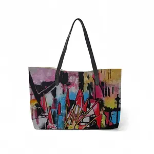 La Pointe Du Rat Leather Shopping Hanbag