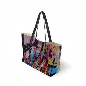 La Pointe Du Rat Leather Shopping Hanbag