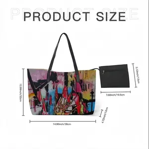 La Pointe Du Rat Leather Shopping Hanbag